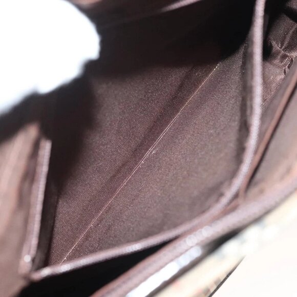 BURBERRY Nova Check Tote Bag Canvas Beige Silver Auth BA2880 - Picture 11 of 16